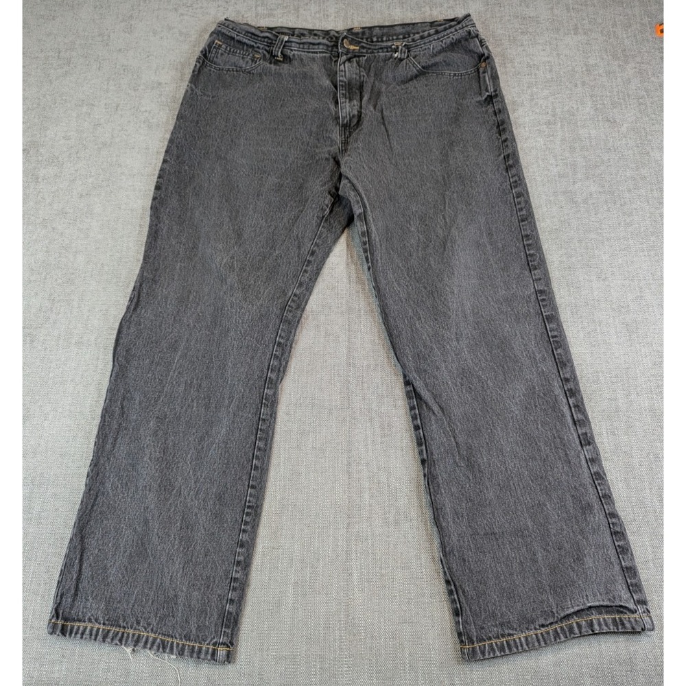 Karl Kani Gold Jeans Mens 38x34 (36X31) Distressed Baggy Loose Denim Y2K Hip Hop - Picture 2 of 12